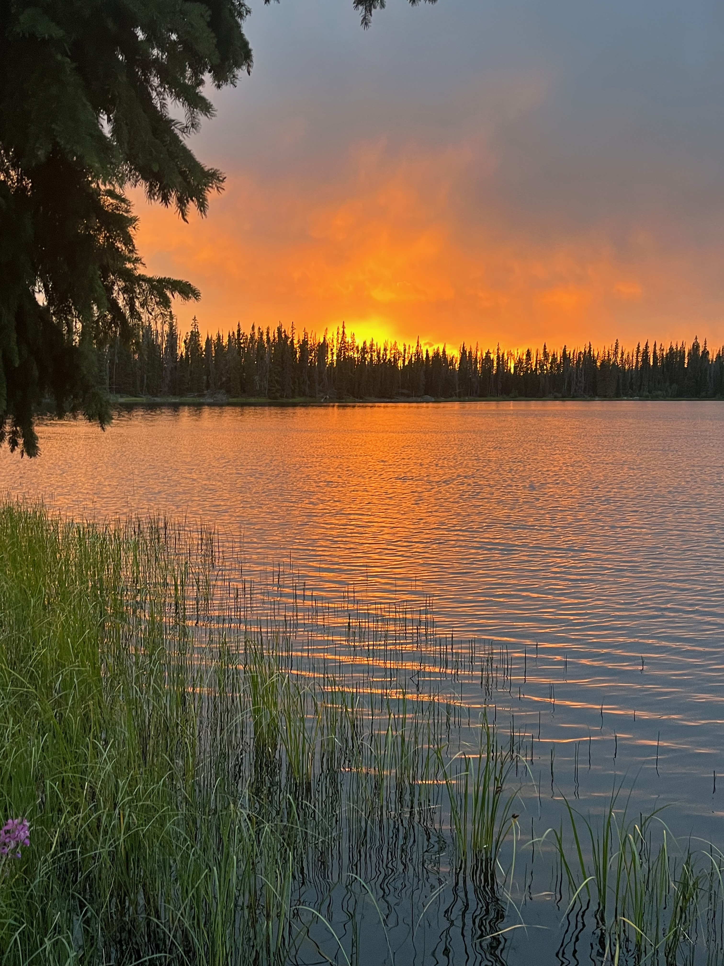 Blackwater Lake at sunset